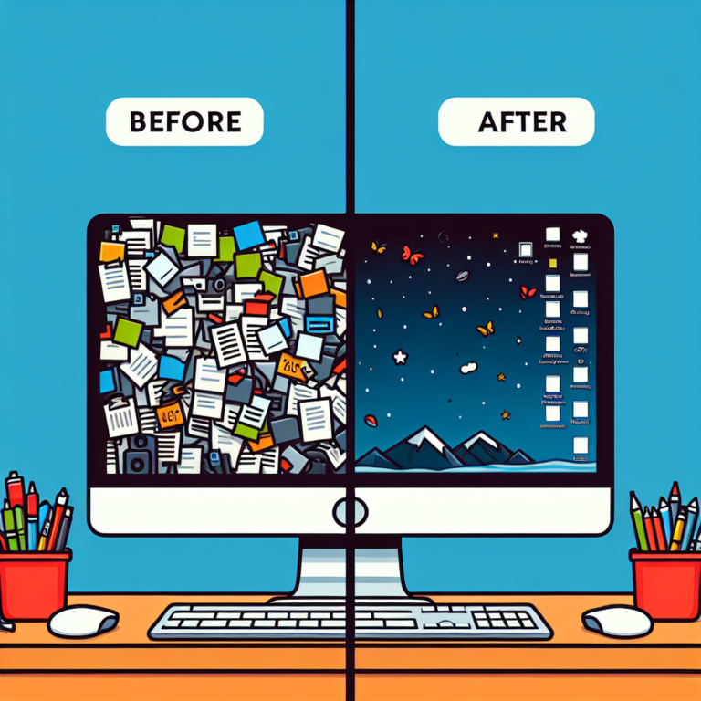 Declutter Desktop Efficiently