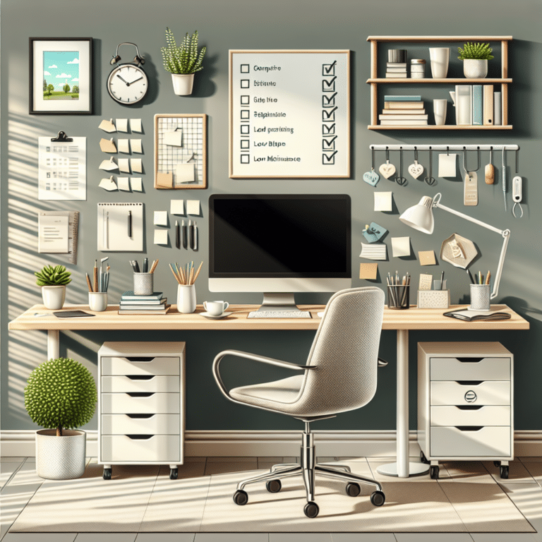 Tidy Home Office Checklist