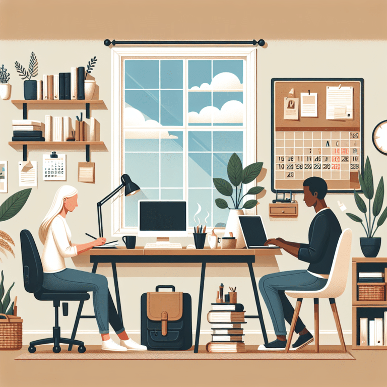 Daily Routines for Productive Home Office