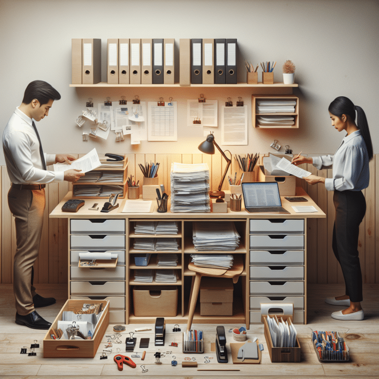 Organizing Paperwork for Small Office