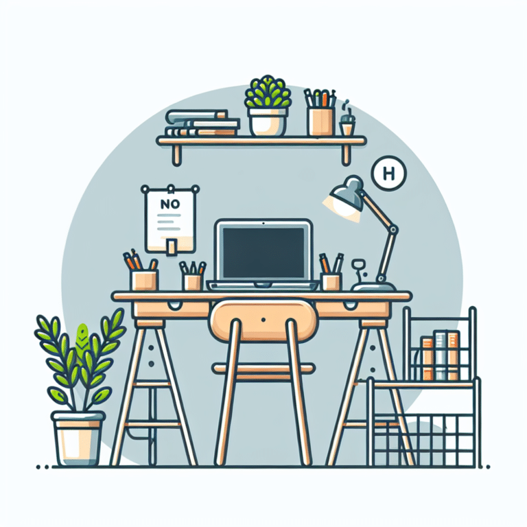 Desk Organization for Small Spaces
