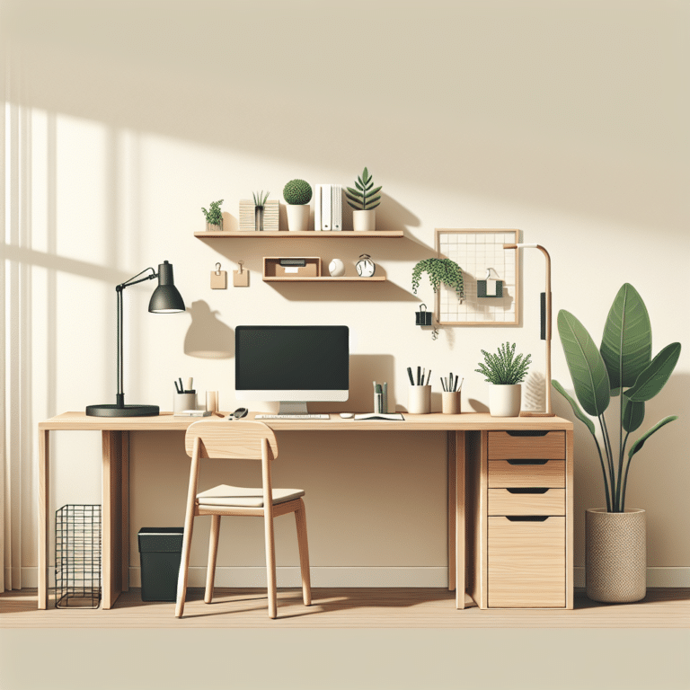 Creating a Minimalist Desk Layout for Small Spaces