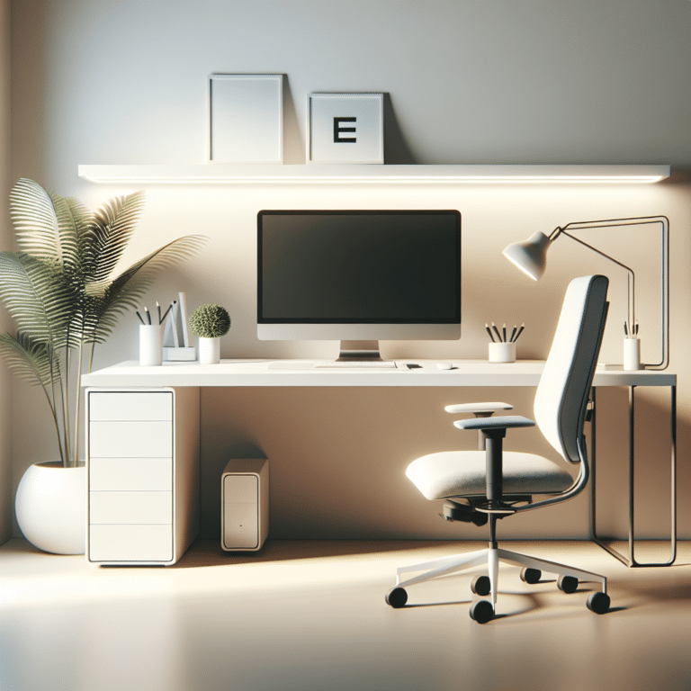 Minimalist Workspace for Mental Clarity