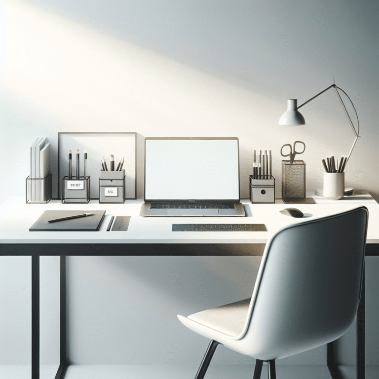 Maximizing Productivity with a Minimalist Workspace