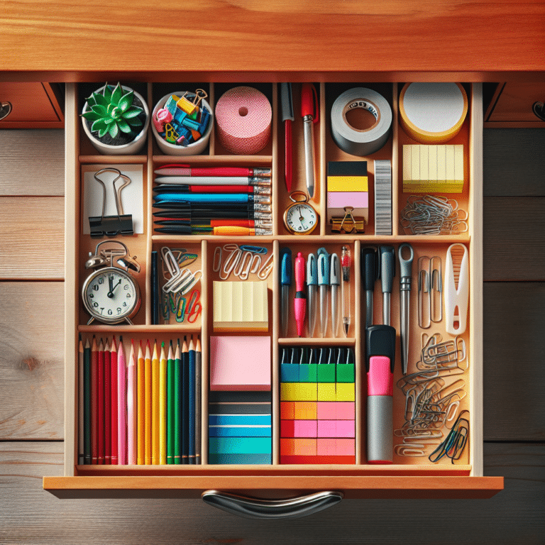 Desk Drawer Organization Tips