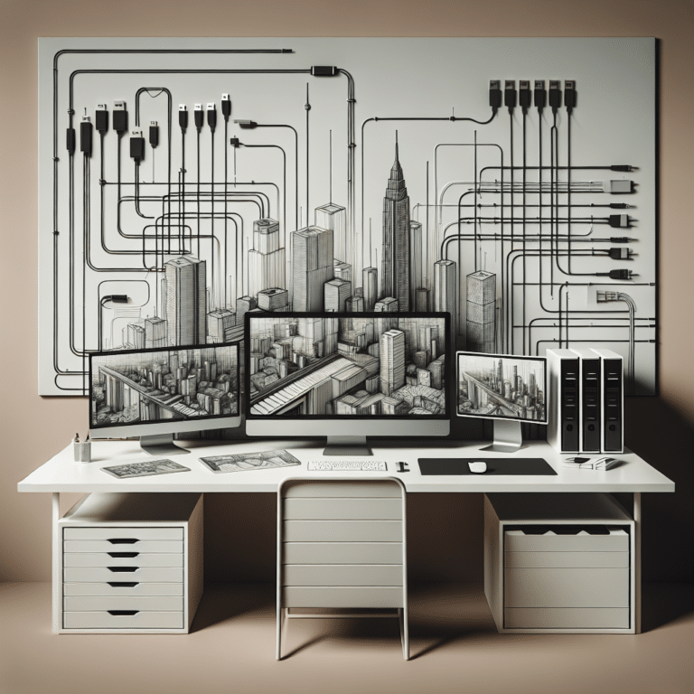 Cable Management for Minimalist Desks