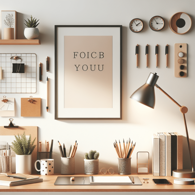 Workspace Organization for Focus