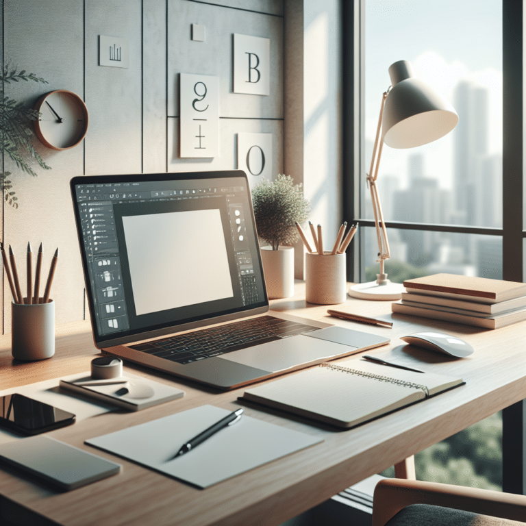 Minimalist Desk Setup for Focus