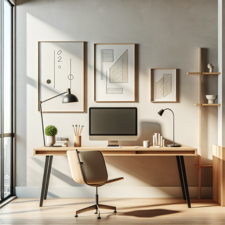 DIY Minimalist Office Design