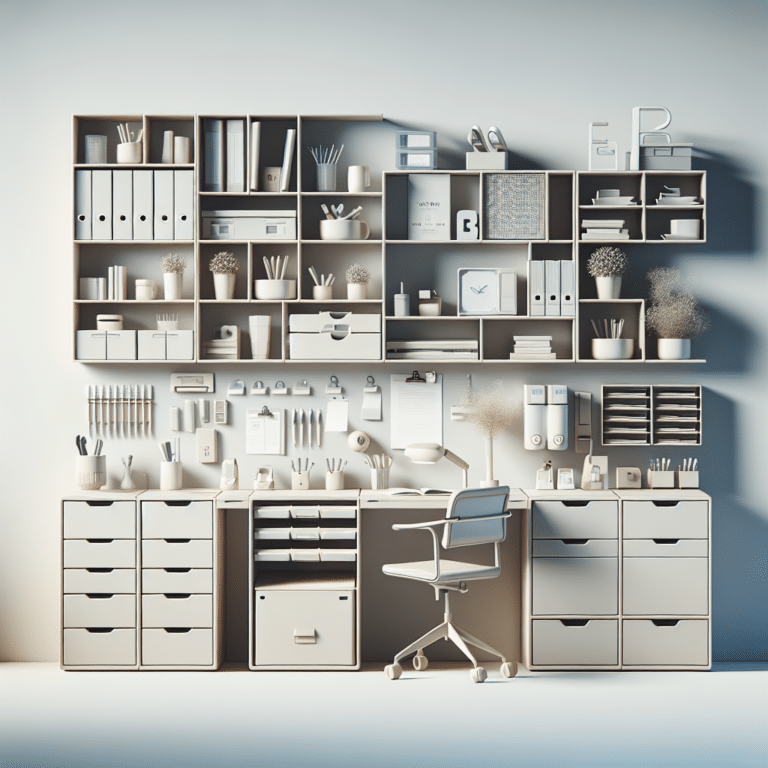 Simple Storage Solutions for All Your Office Essentials".