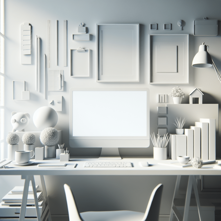 Minimalist Workspace for Mental Clarity