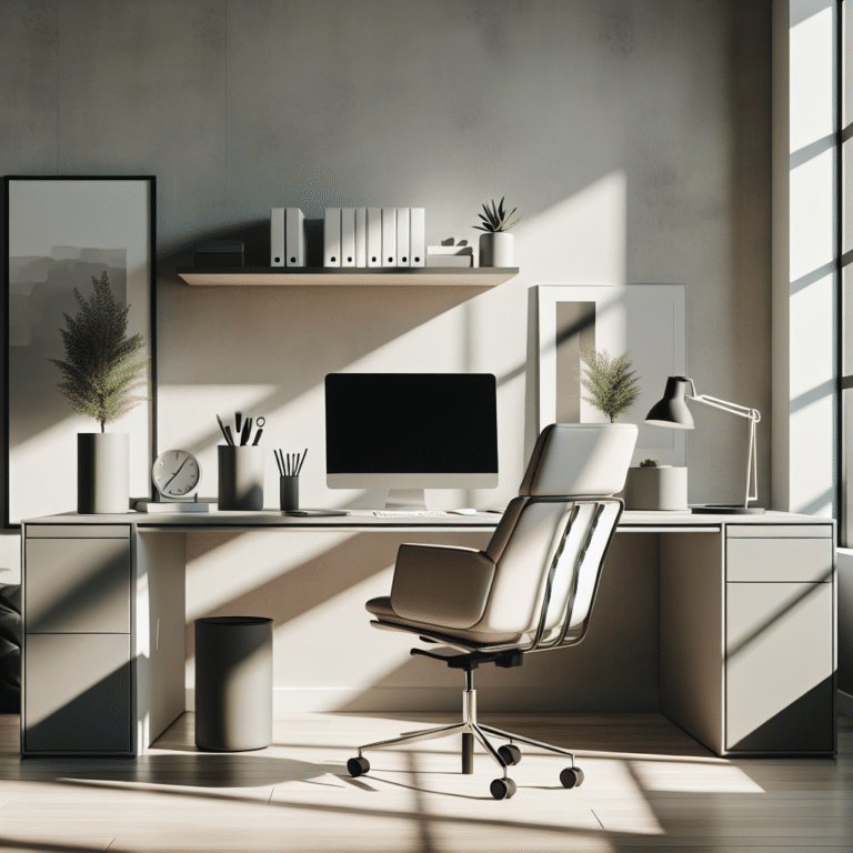 Breathing Life into Your Space: Minimalist Home Office Interior Design Tips