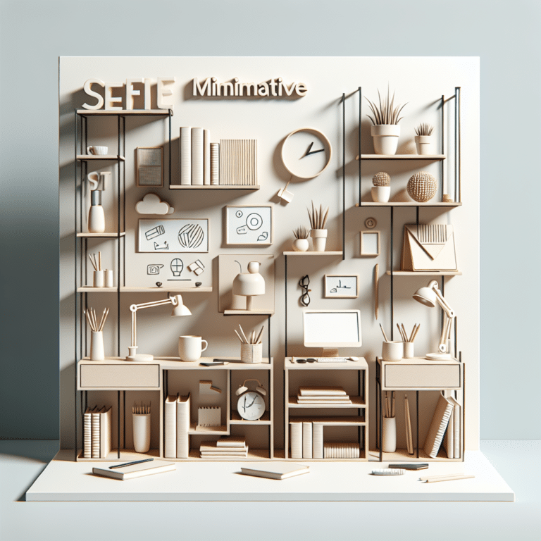 Creative Minimalist Shelving Ideas for Offices
