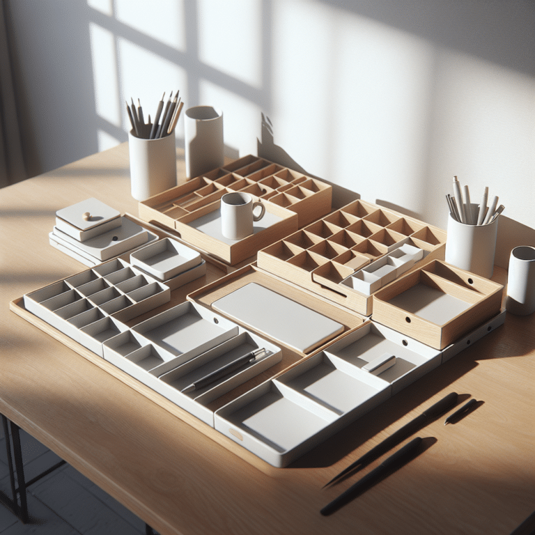Minimalist Office Trays and Holders