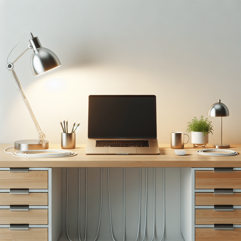Cable Management for Minimalist Desks