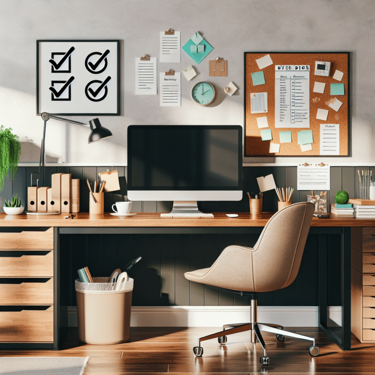 Tidy Home Office Checklist
