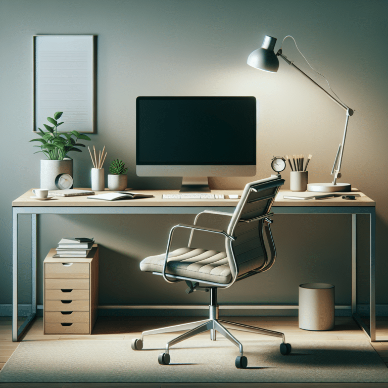Productivity Boost with a Minimalist Desk Setup
