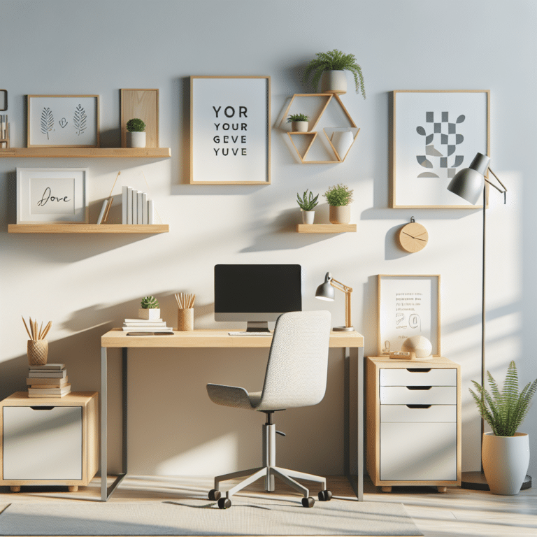 Making the Most of Small Spaces: Minimalist Office Decor Ideas