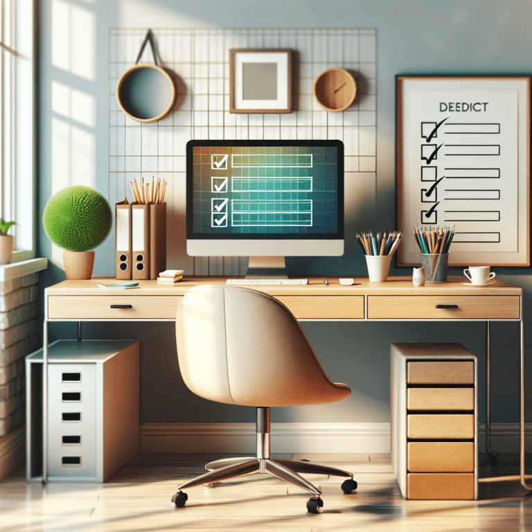 Tidy Home Office Checklist